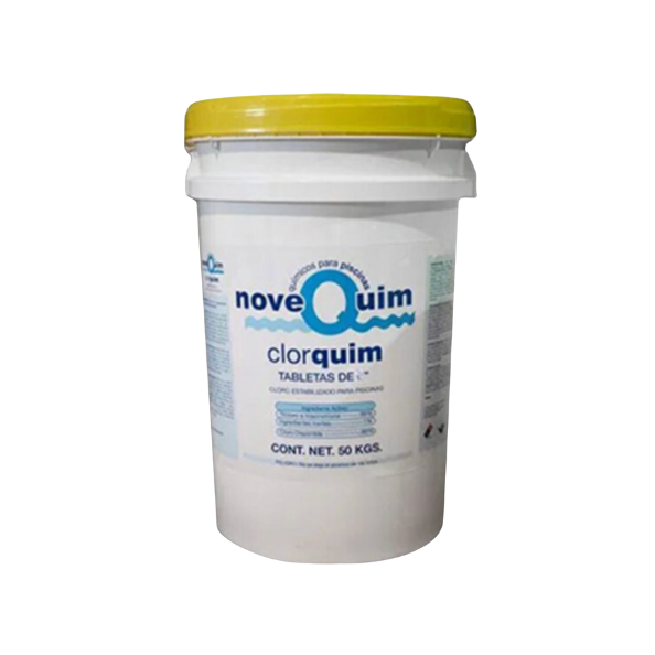 Clorquim NoveQuim en Tableta de 1" de 50 Kg