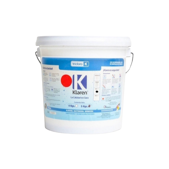 Tricloro Klaren Tableta de 1" de 5 Kg