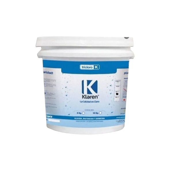 Tricloro Klaren Tableta de 1" de 10 Kg