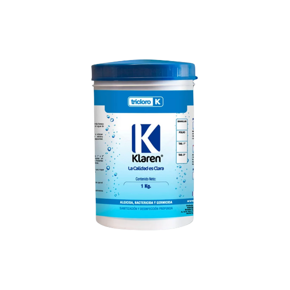 Tricloro Klaren Tableta de 3" de 1 Kg