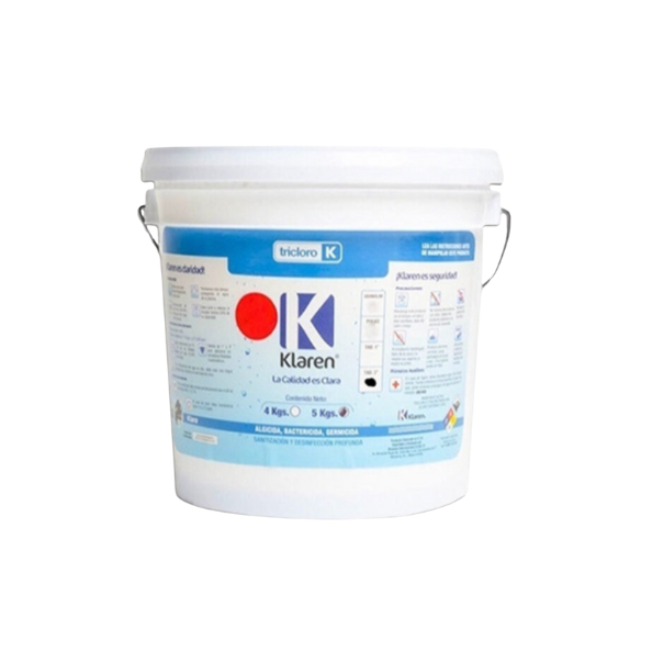 Tricloro Klaren Tableta de 3" de 4 Kg