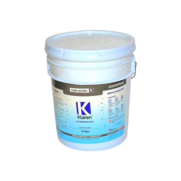 Tableta Triple Acci?n Klaren de 20 Kg