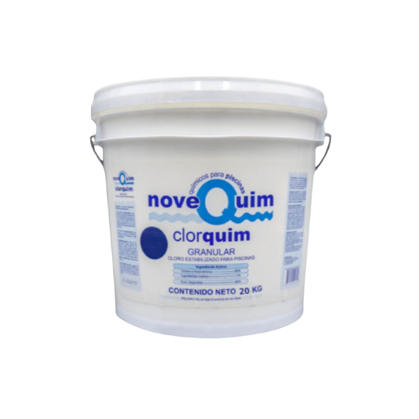 Clorquim Granular NoveQuim de 20 Kg