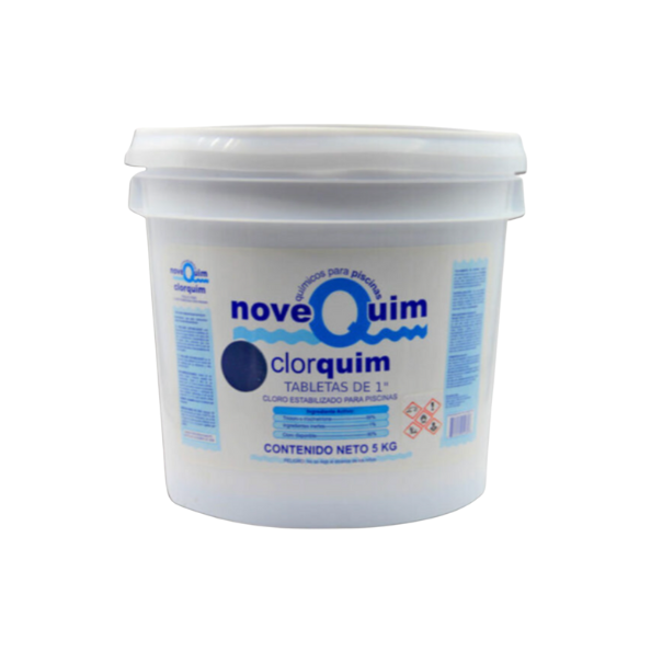Clorquim NoveQuim en Tableta de 1" de 5 Kg