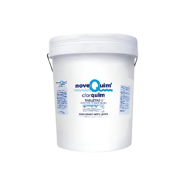Clorquim NoveQuim en Tableta de 1"de 20 Kg