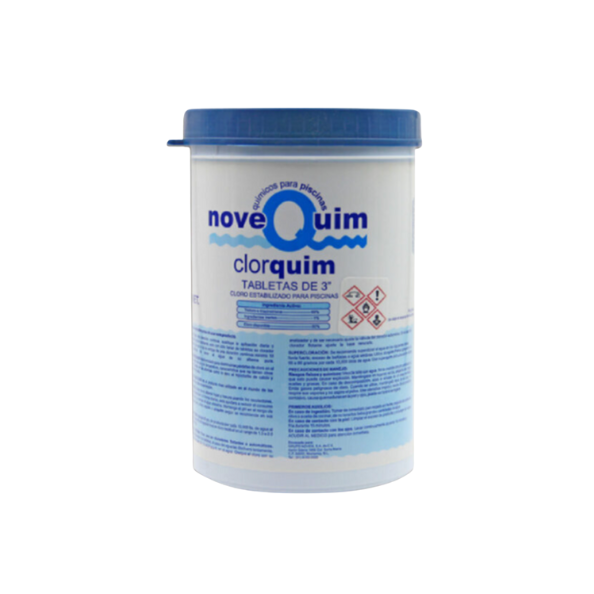Clorquim NoveQuim en Tableta de 3" de 1 Kg
